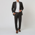 Striped Wool Suit // Slate (Euro: 48)