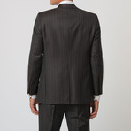 Striped Wool Suit // Slate (Euro: 48)