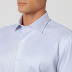 Tom Button Up Shirt // Light Blue + White (41)