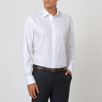 Solid Button Up Shirt // White (43)