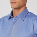 Solid Button Up Shirt // Periwinkle (44)