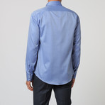 Solid Button Up Shirt // Periwinkle (44)