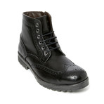 Wing-Tip Derby Boot // Black (Euro: 42)