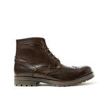 Wing-Tip Derby Boot // Dark Brown (Euro: 43)