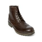 Wing-Tip Derby Boot // Dark Brown (Euro: 43)