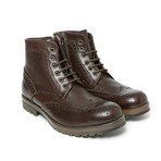 Wing-Tip Derby Boot // Dark Brown (Euro: 43)