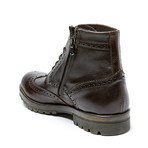 Wing-Tip Derby Boot // Dark Brown (Euro: 43)