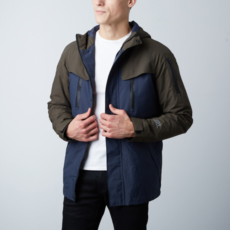 Gratsky Jacket // Navy + Khaki (XS)