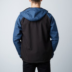 Langford Jacket // Blue + Black (M)