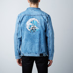 Sano Wave Denim Jacket // Blue (L)