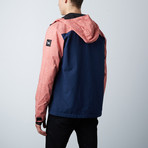 Lawson Jacket // Red + Navy (XL)