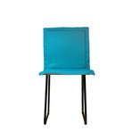 Shingled Back Chair (Turquoise)