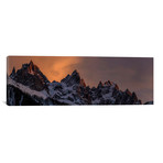 Aiguilles de Chamonix In The French Alps, Haute Savoie, France // Alex Buisse (36"W x 12"H x 0.75"D)