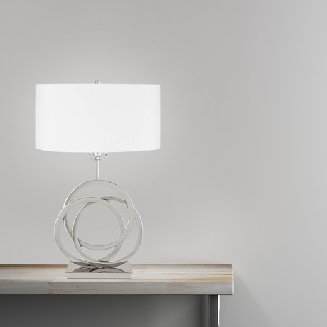 Circles in Origami // Table Lamp