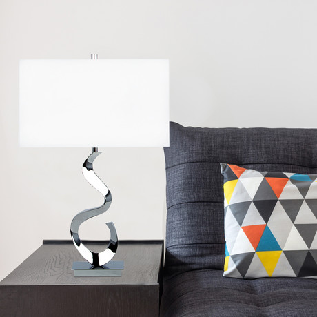Abstract Chrome // Table Lamp