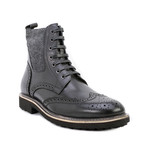 Farber Wing-Tip Lace Boot // Black (US: 8.5)