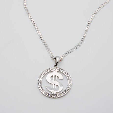 Money Sign Charm (Sterling Silver)