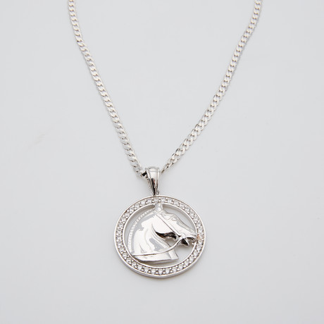 Horse Charm Pendant (Sterling Silver)