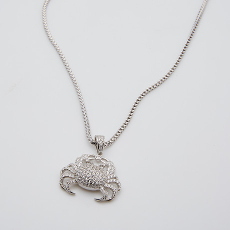 Crab Charm (Sterling Silver)
