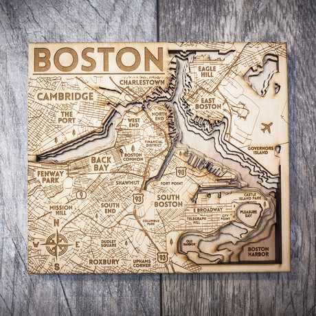 Boston (7"W x 10"H x 1.5"D)