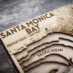 Santa Monica (8"W x 9"H x 1.5"D)