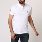 Polo Club Shirt // White + Gold (2XL)