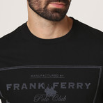 Border Frank Crew T-Shirt // Black (M)