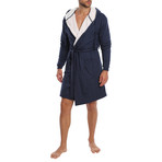 Craftsman French Terry Robe // Navy (S)