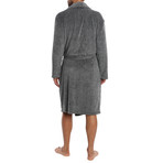 Weekender Plush Robe // Grey (M)