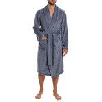Weekender Plush Robe // Navy (L)