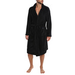 Weekender Plush Robe // Black (S)