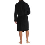 Weekender Plush Robe // Black (S)