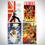 Signed Comics // James Bond, Scarface, Mr. T, Big Trouble in Little China // Set of 4