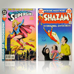 Signed Comics // Supergirl and Shazam 1973 // Set of 2