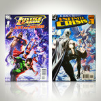 Signed Comics // Justice League and Infinite Crisis // Set of 2