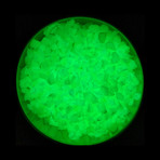 Glow-In-The-Dark Marble Stones // 3-8 mm // Hot Green