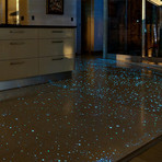 Glow-In-The-Dark Marble Stones // 3-8mm // Ethereal Blue