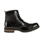 Textured Wing-Tip Boot // Black (Euro: 44)