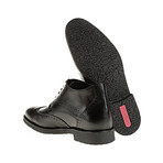 Medallion Wing-Tip Boot // Black (Euro: 45)