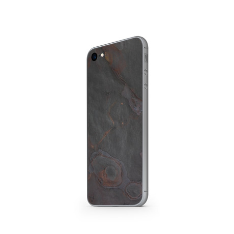 The Mineral Case // Vulcano Dust // Grey (Black: iPhone 6S)