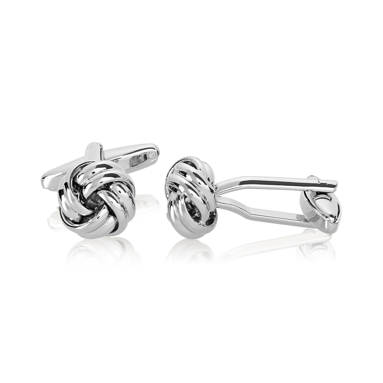 True Love Knot Cuff Links // Silver - West Coast Jewelry - Touch of Modern