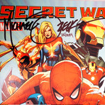 Signed Comics // Avengers, Secret Wars, Thanos & Annihilator // Set of 4