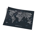 World Travel Map // Letters