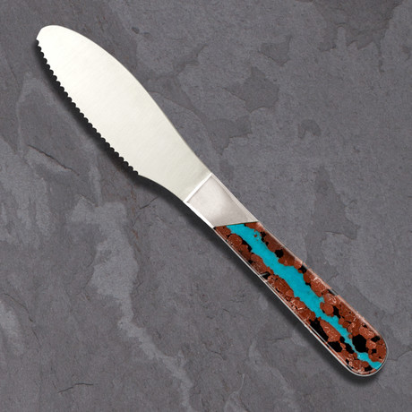 Serrated Cheese Slicer// Turquoise