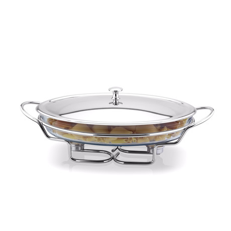 Oval Food Warmer + Stainless Steel Cover // 3 lt