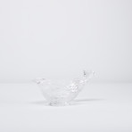 Pheasant Crystal Bowl