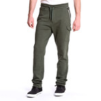 Contrast Zipper Jogger // Green (XL)