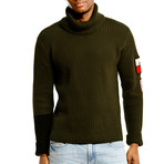 Artistix Turtleneck Sweater // Olive (XL)
