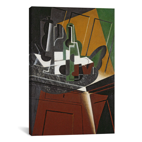 The Sideboard // Oil on Plywood // Juan Gris // 1917 (60"W x 40"H x 1.5"D)