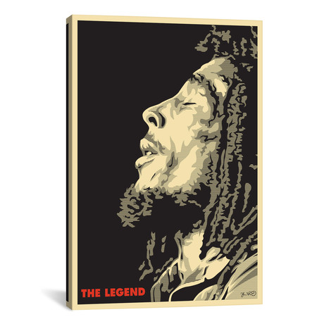 The Legend: Bob Marley // Joshua Budich (18"W x 26"H x 0.75"D)
